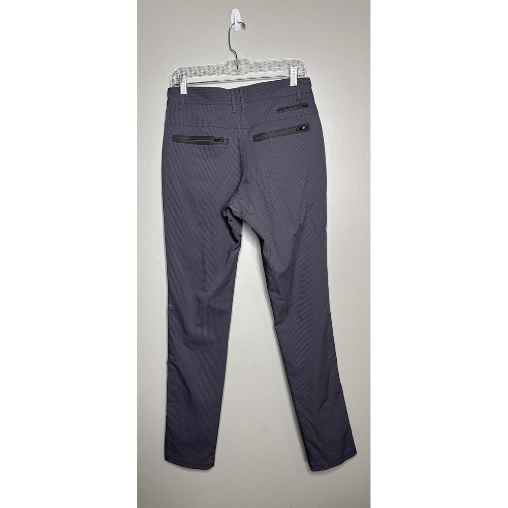 Lululemon Commute Pants Size 30 Men Gray Striped Golf Chino Stretch Athletic ABC - Picture 6 of 16
